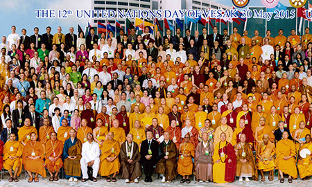 Master Lu at the 12th UN Day of Vesak 2015 in Thailand